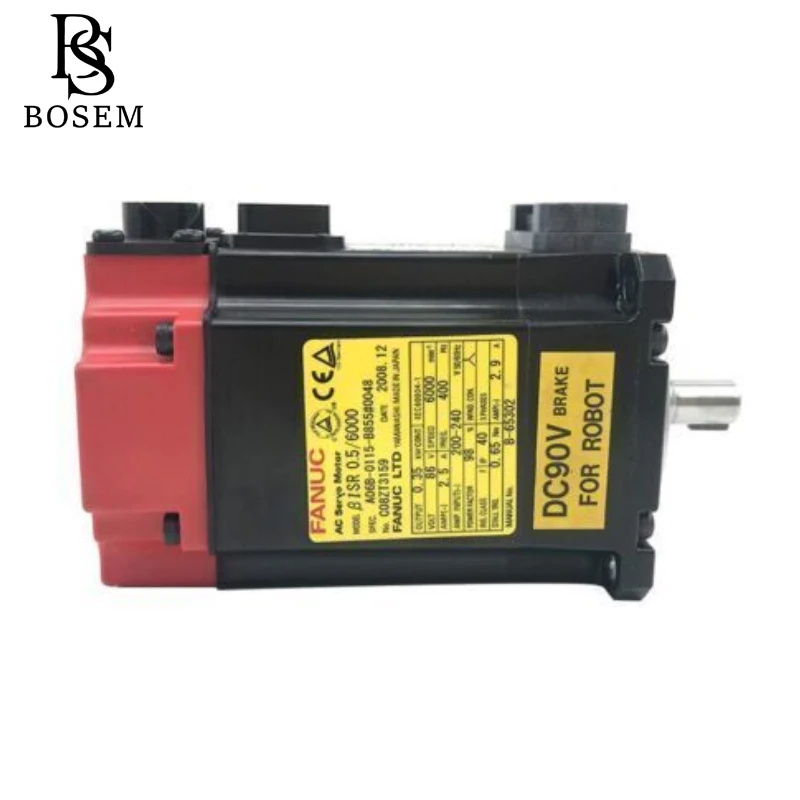 

A06B-0115-B855#0048 βiSR0.5/6000 AC Servo Motor For Fanuc Robot