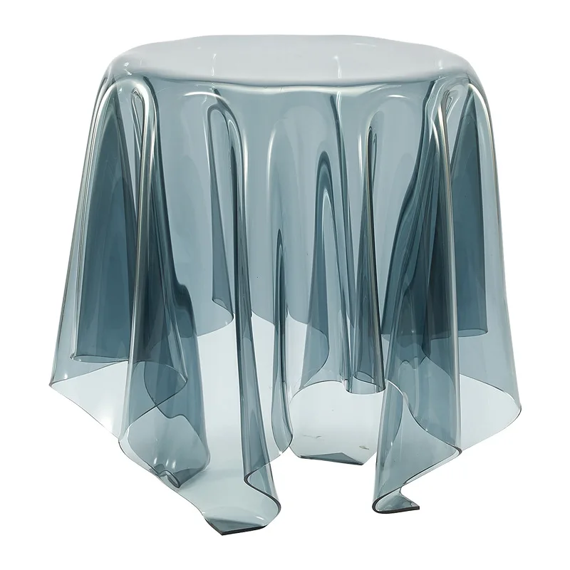 

Nordic, sofa, side table, simple, bedside table, transparent, coffee table, living room ins