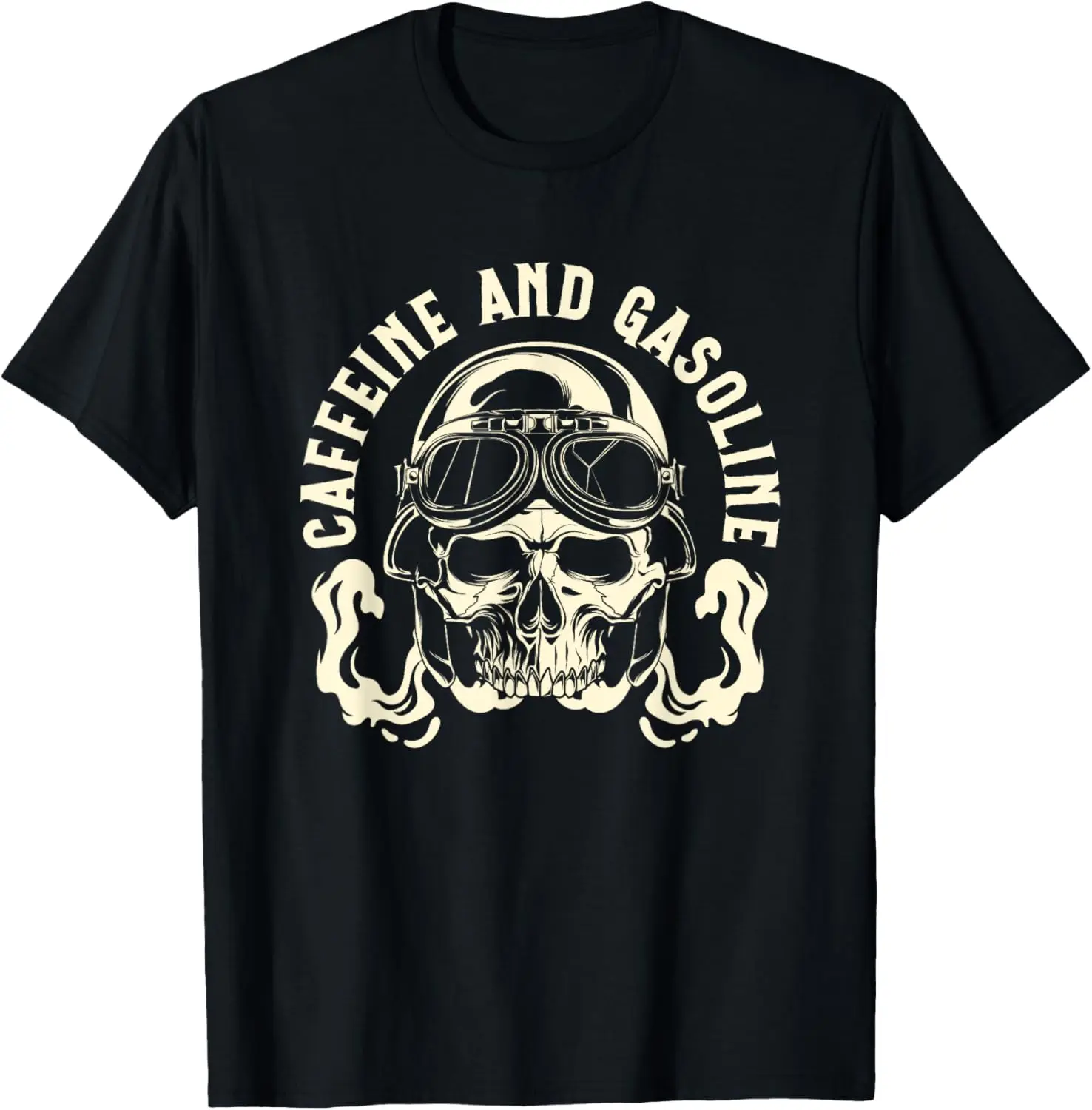 

Funny Motorcycle Quote Caffeine And Gasoline T-Shirt