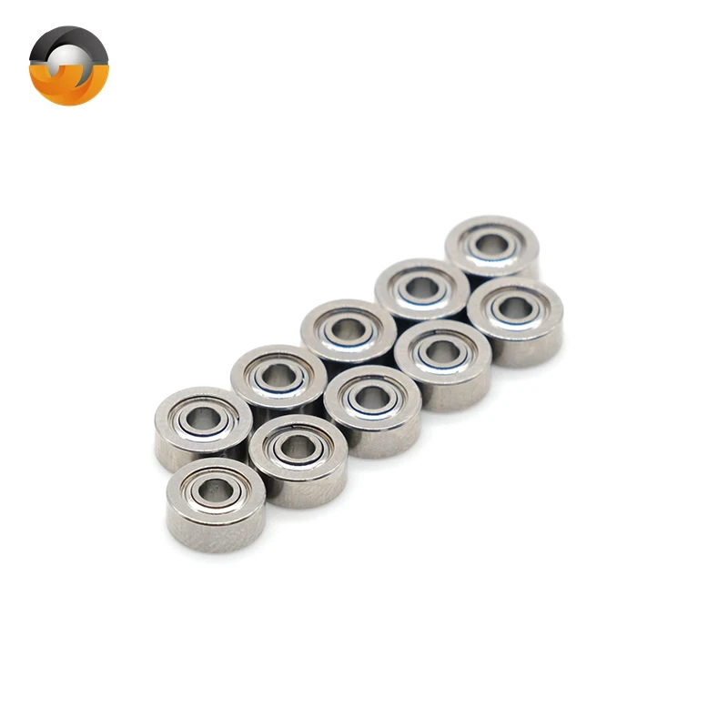 

10PCS Low-speed Bearings ABEC-7 3x6x2.5 mm MR63ZZ Miniature Ball Bearing L-630ZZ WA673ZZA For Helicopter Model Car