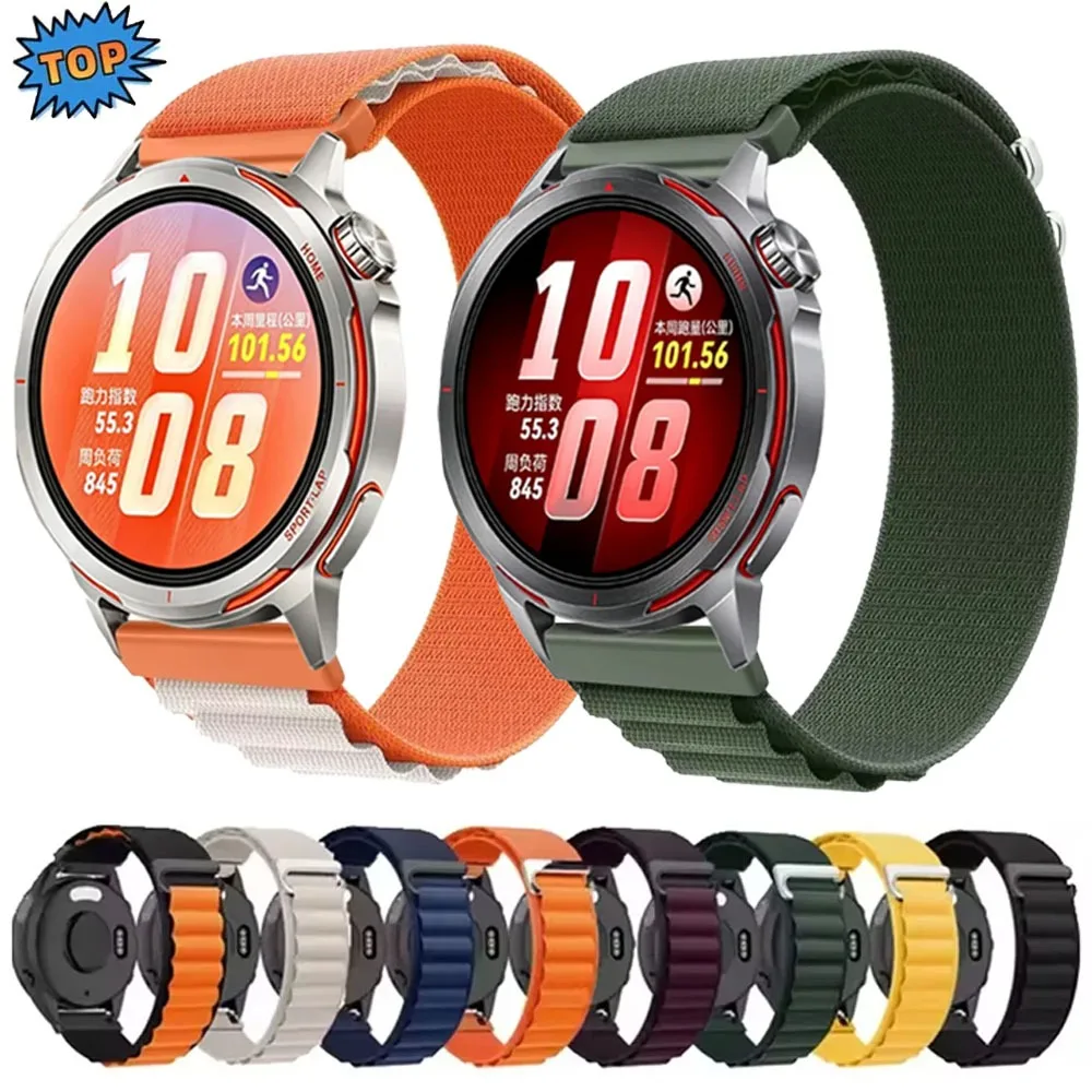 22/20mm Alpine Loop Nylon Strap for Huawei Watch GT Runner 2 Ultimate 2 GT6-5 46mm Adjustable Bracelet Oneplus Watch 4 3 2R Lite