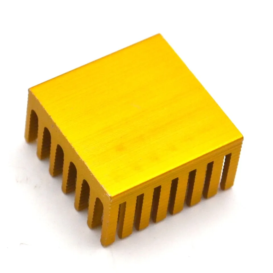 1pcs Heat sink 28*28*15MM (gold slot) high-quality radiator