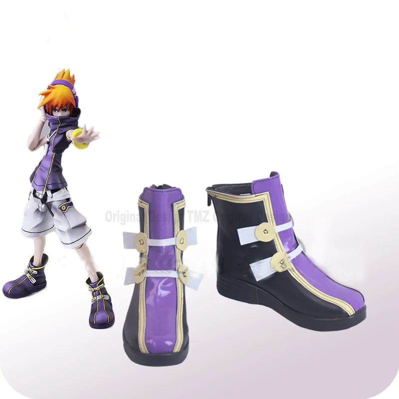 

It's a Wonderful World Sakuraba Neku Cosplay The World Ends with You Cosplay Shoes Boots Halloween Cosplay Costume Accessory