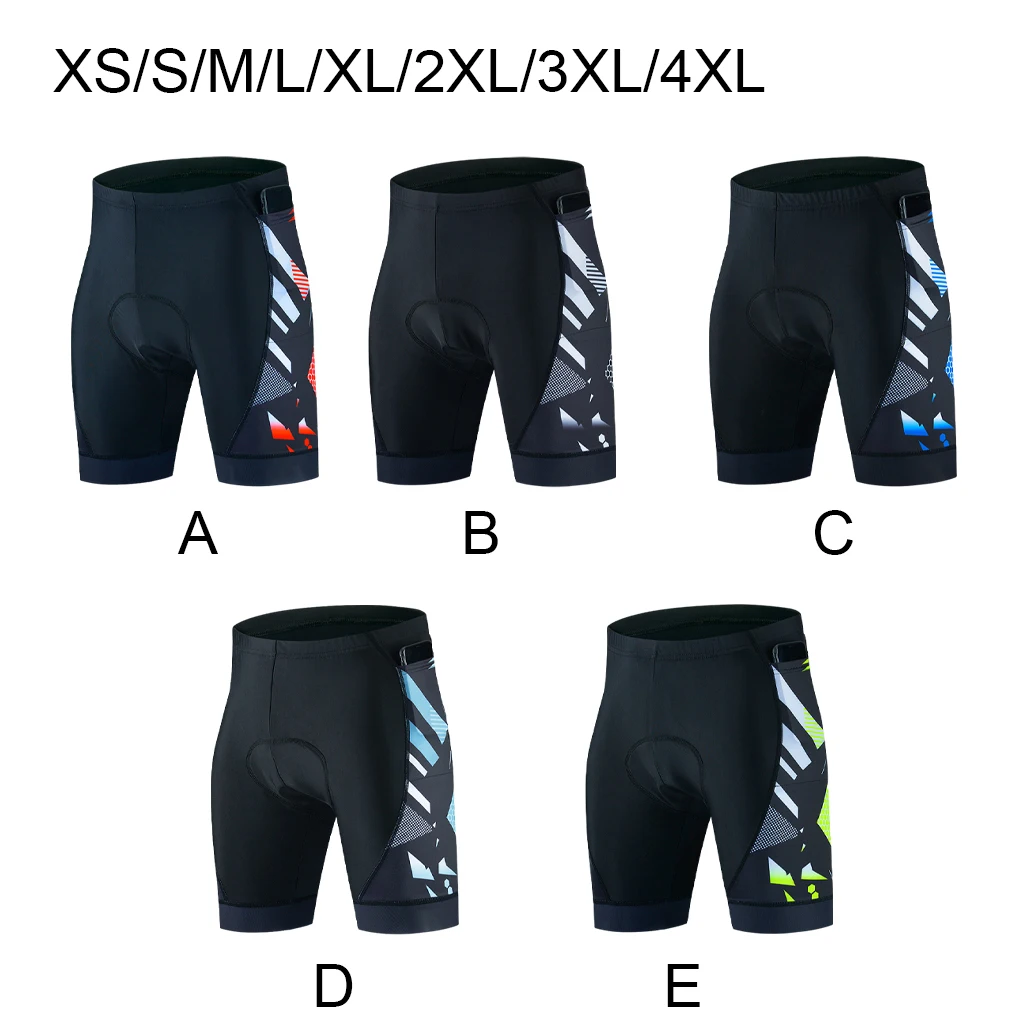 Cycling Shorts Breathable Shockproof Pants Three Pockets Clothes for