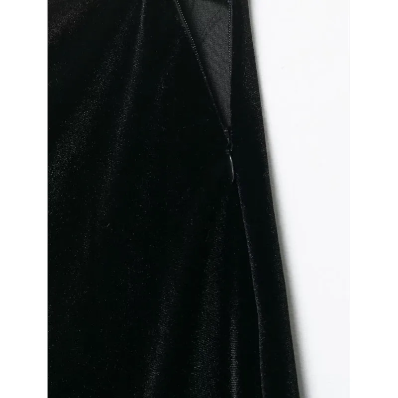 Jupe asymétrique en dentelle pour femmes, taille moyenne, ourlet asymétrique, jupe en Satin, fermeture éclair latérale, jupes chics pour femmes, printemps été