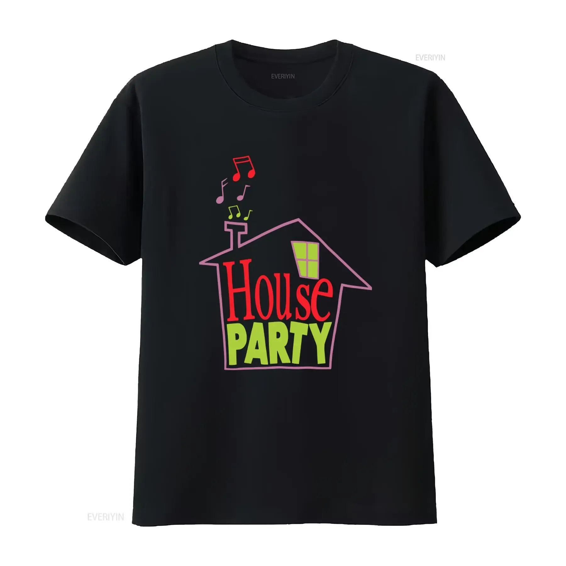 House Party 90s Movie Kid N Play Ladies T Shirt Fun Music Design for Lovers vintage Washed Soft Breathable Versatile homme