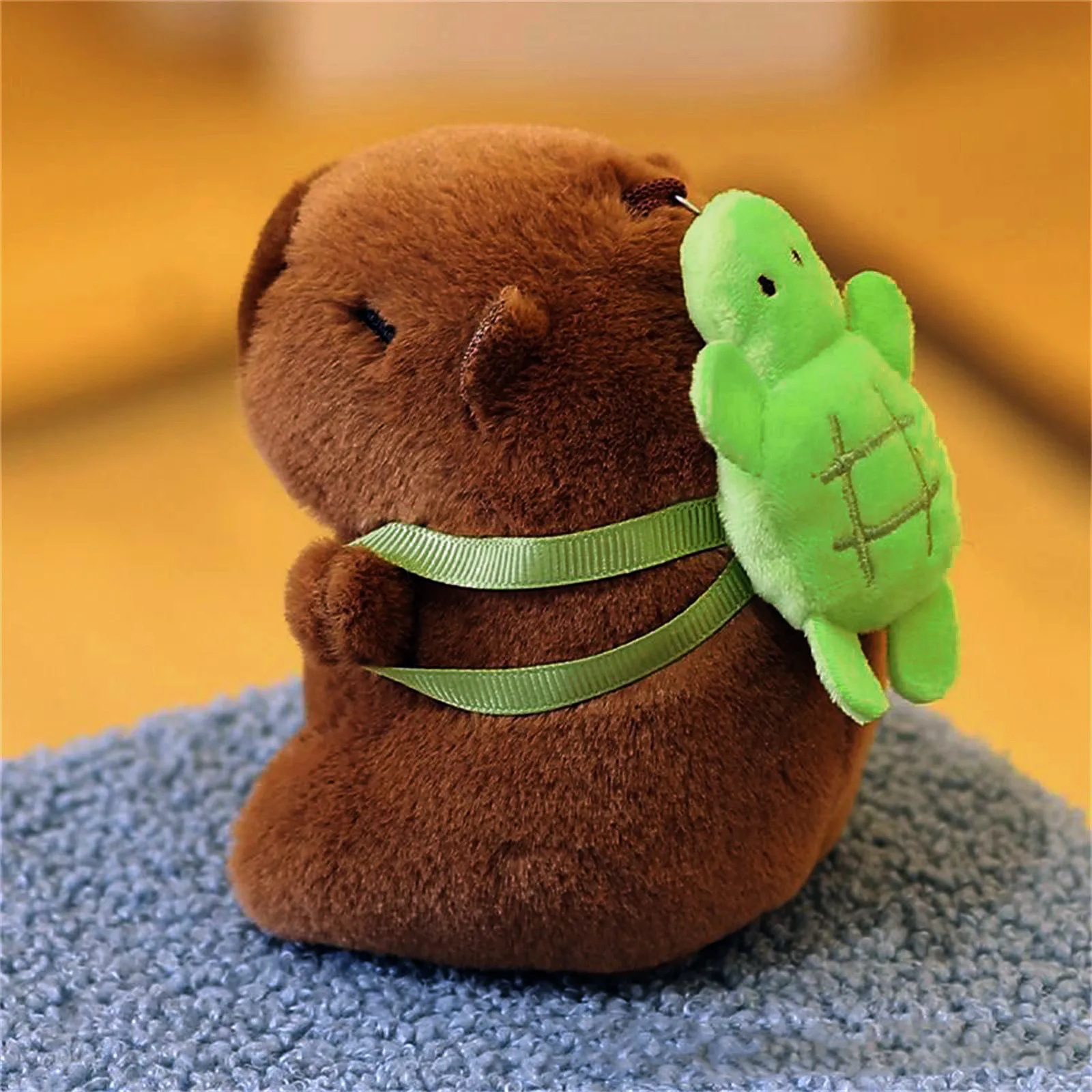Capivara bonito brinquedos de pelúcia capibara fofo brinquedo boneca animais de pelúcia presente perfeito para crianças pano boneca festa de aniversário suprimentos