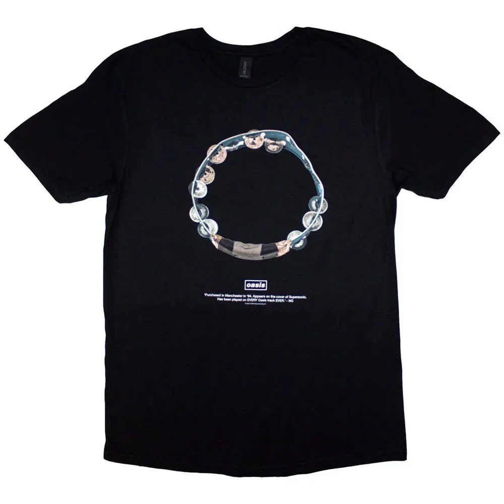 

Oasis Definitely Maybe Tambourine T-shirt High-end Luxury Is for Both Men and Women Top Y2k 2026 Summer