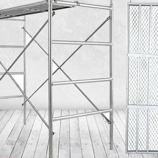 جودة عالية متعددة الوظائف قابلة للطي إطار من الألومنيوم الصلب السقالات التجمع السريع لفندق مستودع ورشة العمل الصناعية