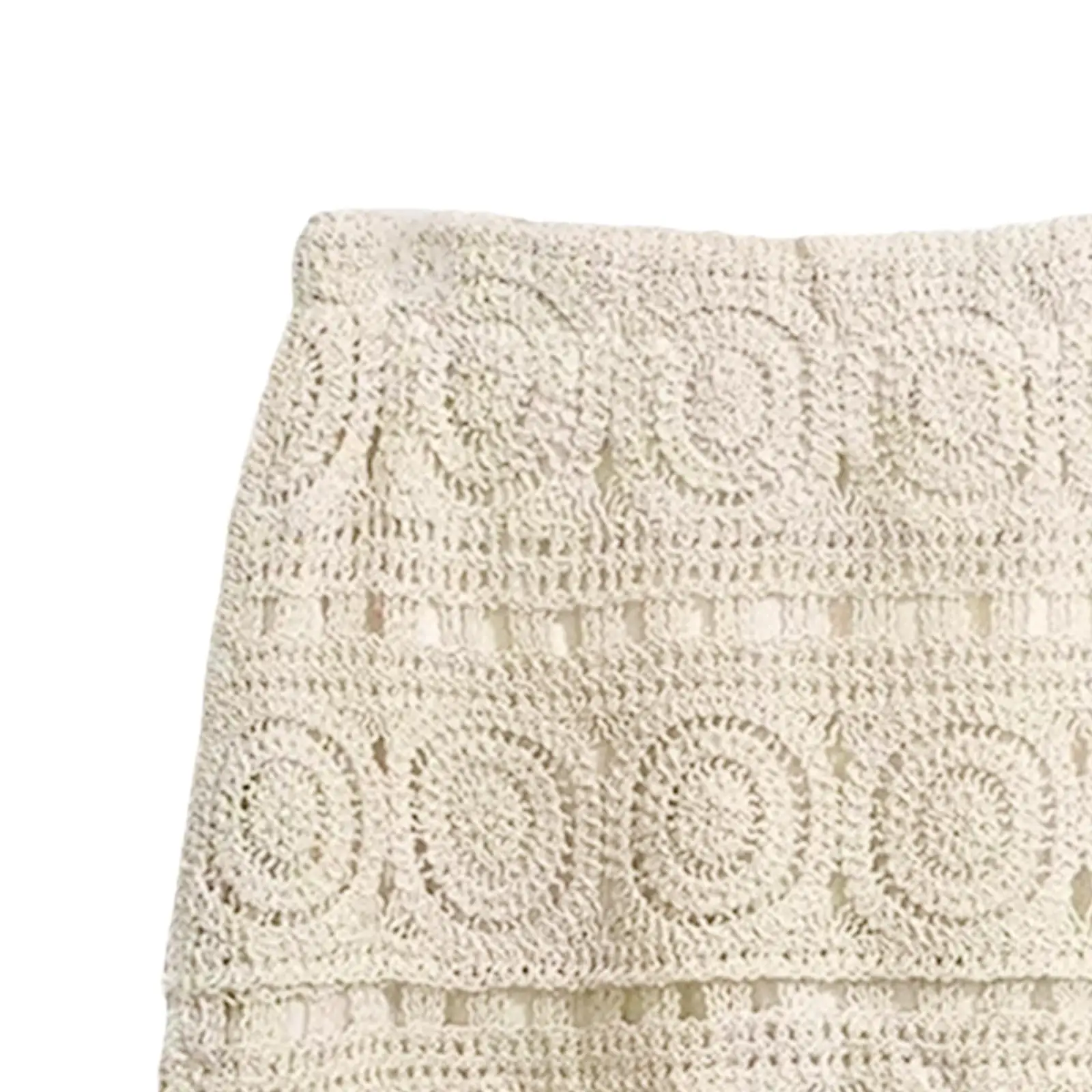 Women Crochet Skirt Fashion High Waisted Hollow Out Dress Swimsuit Short Skirt Swim Skirt for Summer Shopping Women Lady Travel