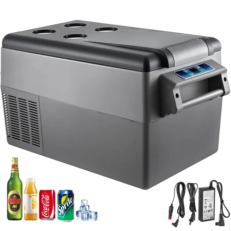 Heavy Duty 35L Portable Car Fridge Freezer 12V Compressor Cooler for SUV Truck Overland Camping Travel Parts