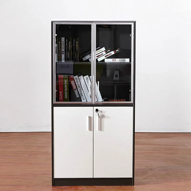 Doors Space Filing Cabinet Stackable Organizer Open Shelves Office Cupboards Compact Stand Armoires De Salon Storage Furniture