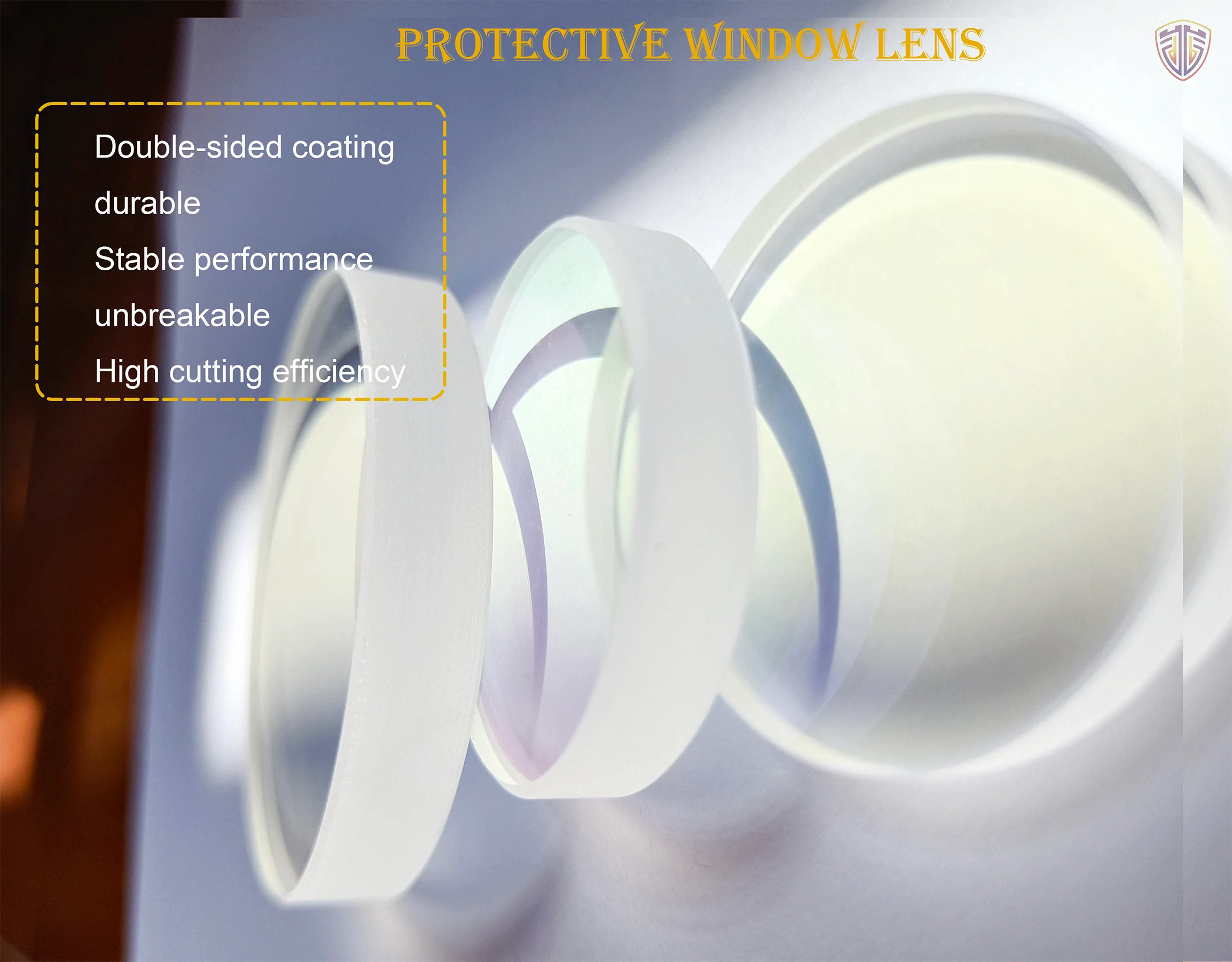 Imagem -05 - Lente de Proteção Laser de Fibra 34x5 34x mm 6000w 8000w 10000w 15000w 20000w para Boci Trumpf Cabeça de Corte