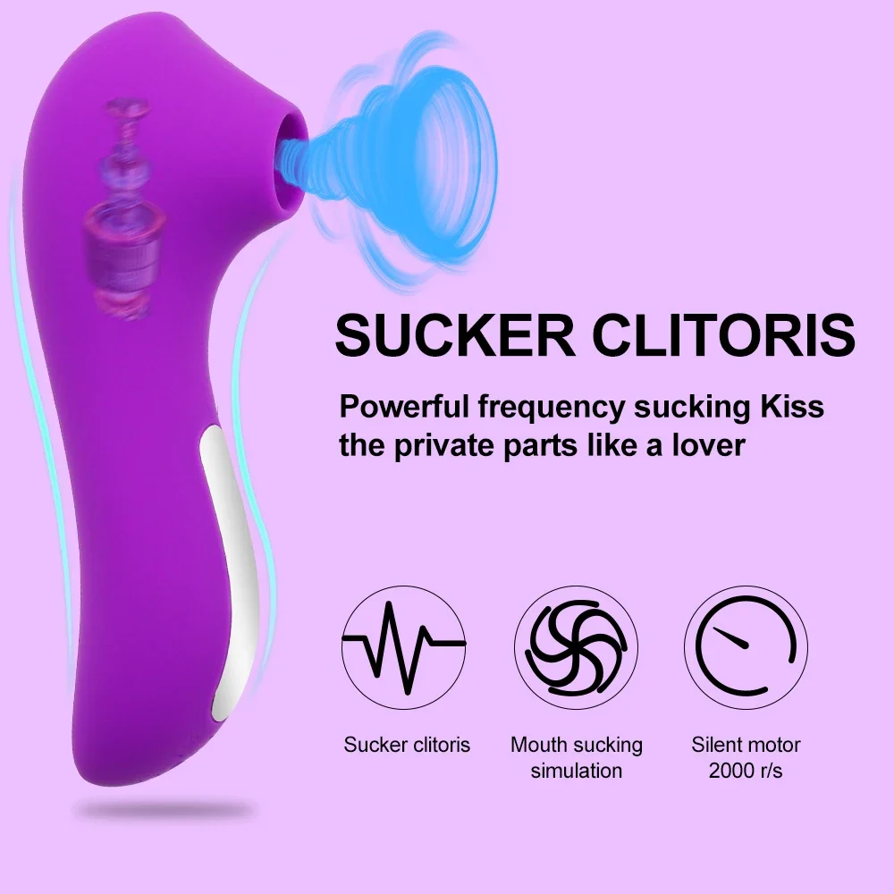 Multifunctional Oral Vacuum Stimulator Sucking Vibration Toy for Women Nipple Clitoral Massage Adult Personal Massager view 4