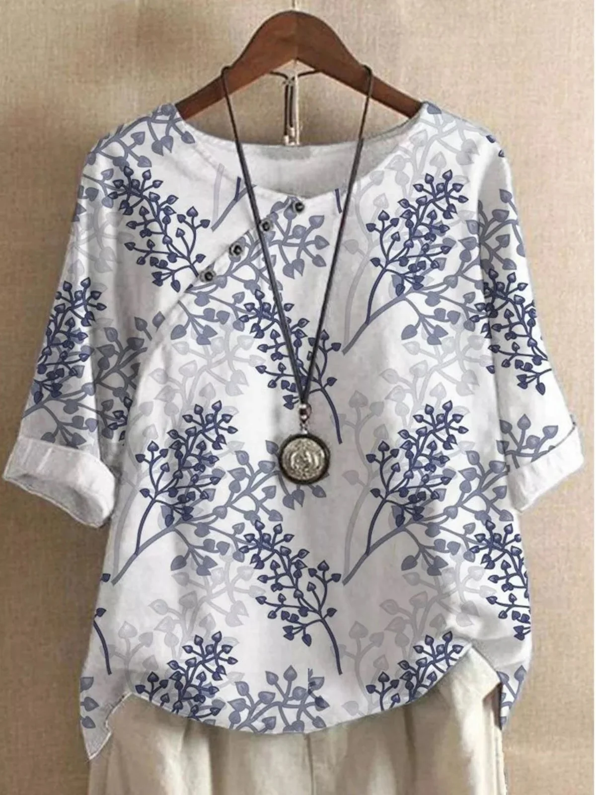 

Свободная хлопковая льняная футболка ort Sve, женский круглый пуловер большого размера с принтом, летний модный повседневный удобный топ