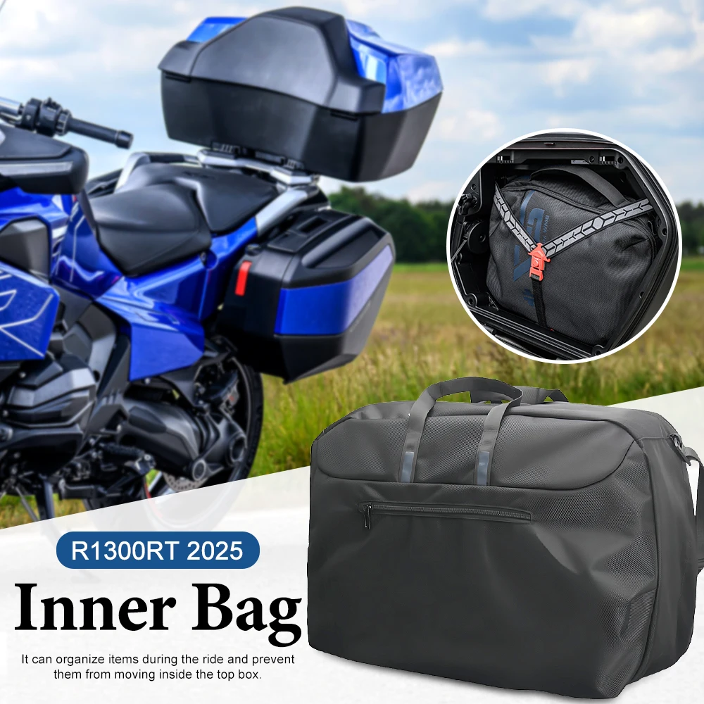 Complete Motorcycle Luggage Kit R1300RT 2025, Includes Top, Side Panniers, Inner Bag & Toolkit,Touring Suitcase Se