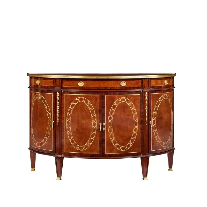 Mahogany Sideboard Cabinet Hallway Entrance Cabinet Storage Cabinet British Castle drawer furniture