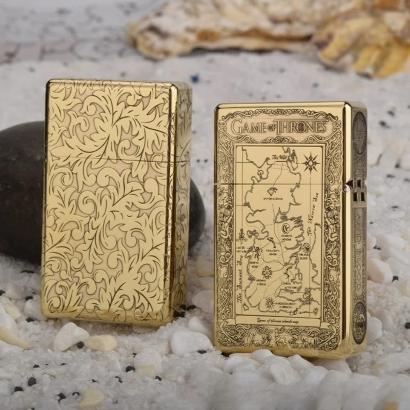 

ZORRO 538, узкая керосиновая зажигалка с квадратной головкой, утолщенная латунь, шлифовальный круг, инструмент для прикуривателя, аксессуары для сигарет