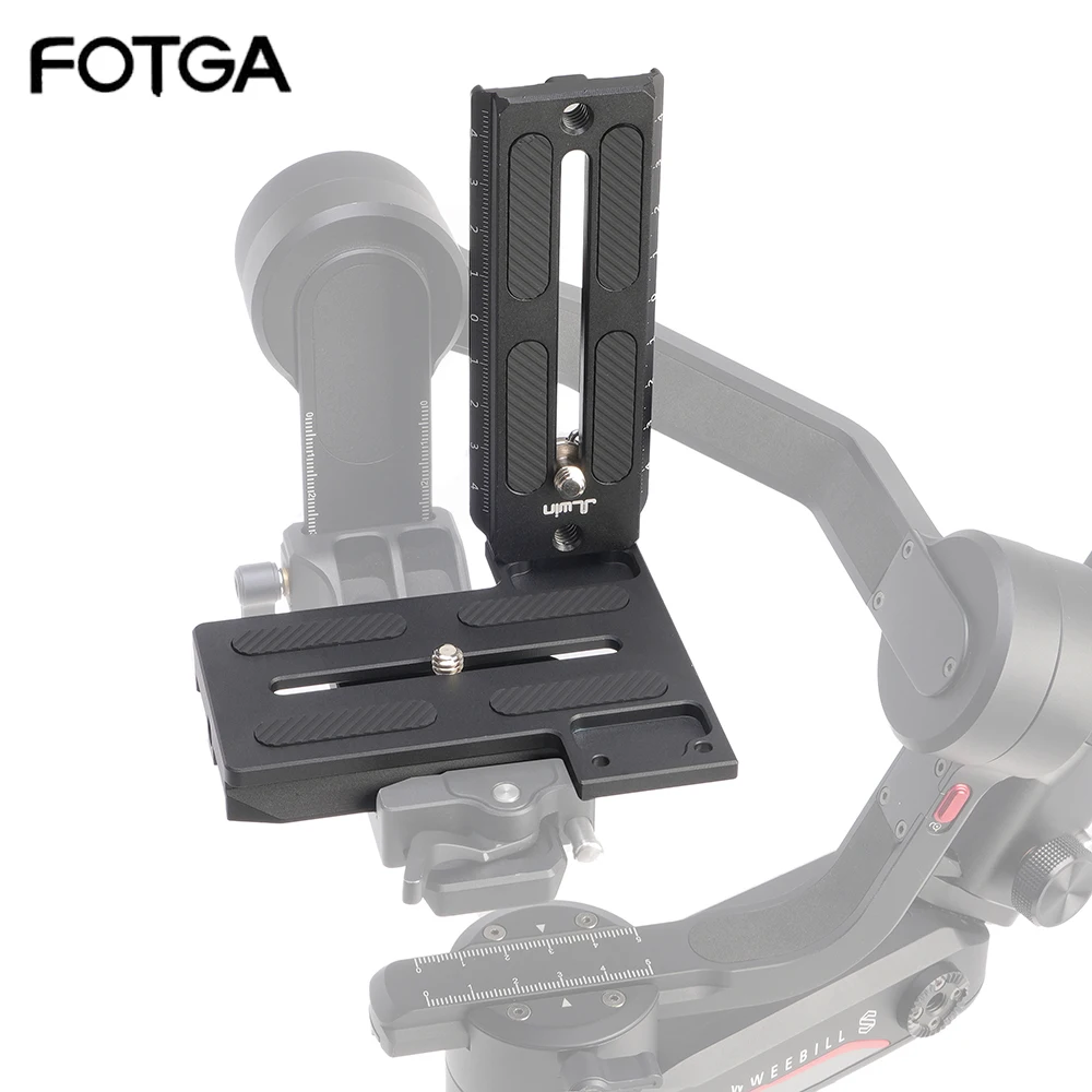 

FOTGA Quick Release L Plate Camera Stabilizer Vertical Shooting Board For Zhiyun Stabilizer PTZ L-shaped Gimbal Video Accessorie