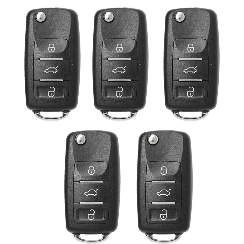 

For Xhorse XKB510EN Remote Key Fob 3 Button For VW B5 Type For VVDI Key Tool 5Pcs/Lot