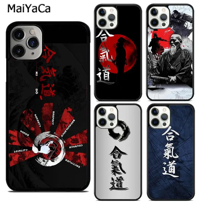 MaiYaCa Aikido JapaneSE2020 Martial Phone Case Cover For iPhone 16 15 SE2020 6s 7 8 plus 11 12 mini 13 14 pro max  coque