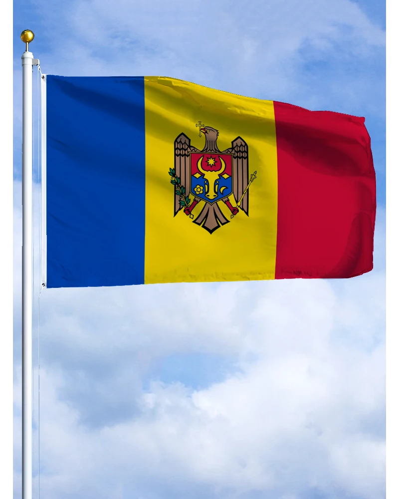 60×90 90x150 120×180CM Moldova Flag Polyester Printed Banner Tapestry For Decor