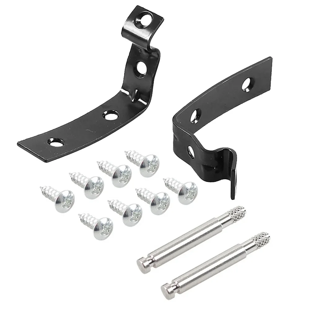 Black + Silver Glove Box Lid Hinge Repair Kit for A4 S4 RS4 B6 B7 8E Made of High Strength Materials Easy Installation