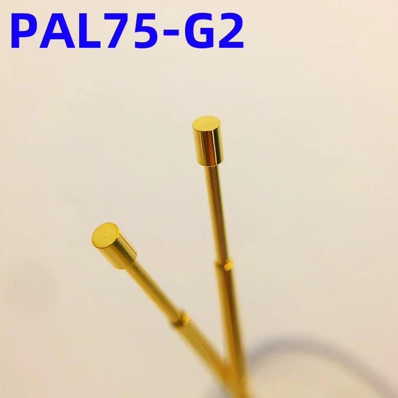 

100 шт. Пружинный испытательный щуп PAL75-G Тестовый штифт 29,35 мм Диаметр 1,02 мм Золотой наконечник иглы 1,30 мм Pogo Pin PL75-G PL75-G2