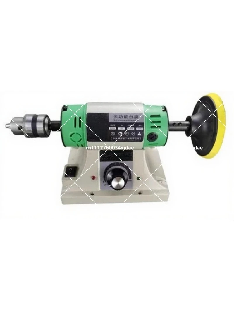 Electric Jewelry Stone Grinder Desktop Polisher 750W Adjustable Speed 0-10000RPM