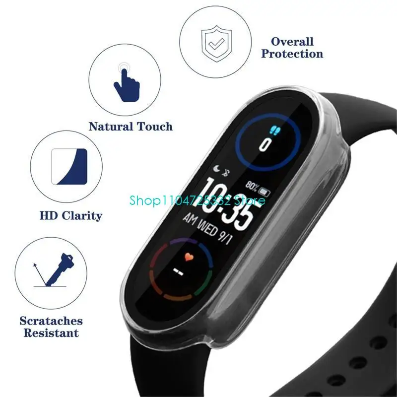 P5EA 3 4 5 6 Watch Cover for Case Anti-Scratch for Shell Full Scre for C