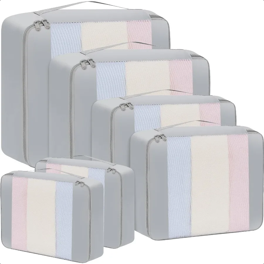 

BAGAIL 6 Set 8 Set 10 Set Packing Cubes Various Sizes Packing Organizer for Travel Accories Lage Carry On Suitcase