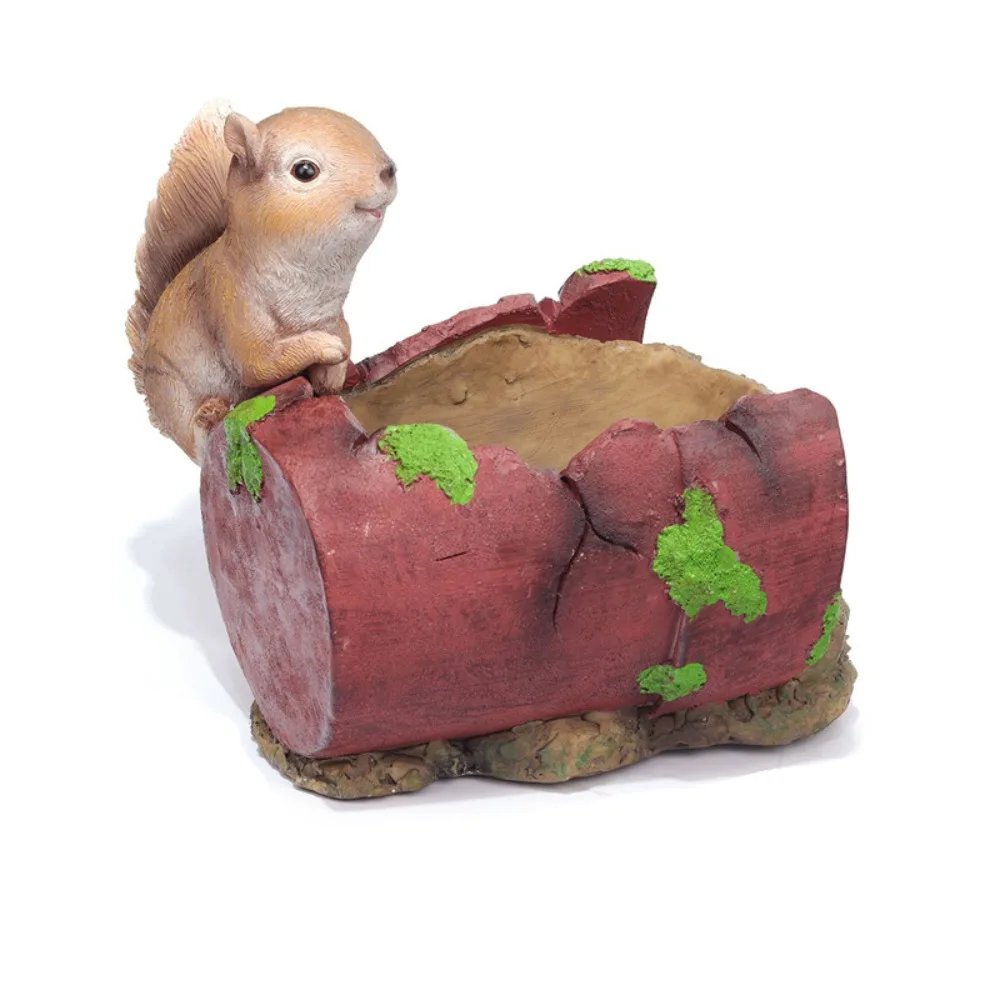 

Crafts Resin Succulent Planter Pot Cartoon Simulated Animal Vase Pastoral Style Cute Flower Pot Ornament Office