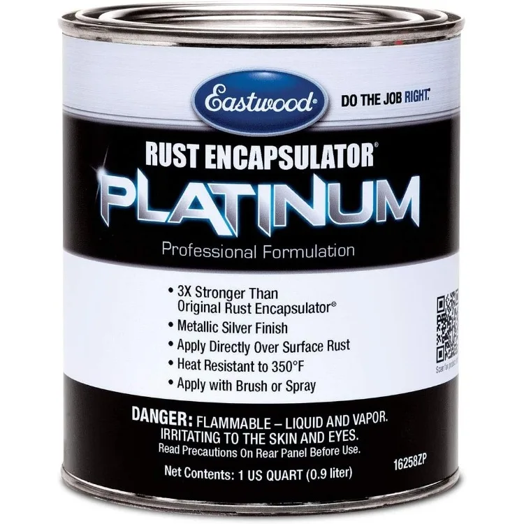 UV Resistant Aluminum Finish Rust Preventive Coating | Easy Apply High-Tech Formula Automotive Paint to Stop Rust