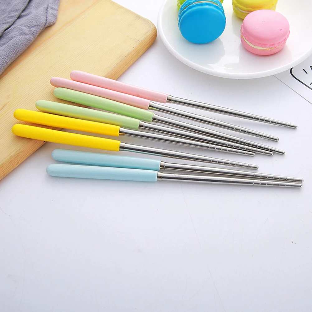 

Tableware Three-piece Set of Chopsticks Forks and Spoons Student Cutlery Stainless Steel
