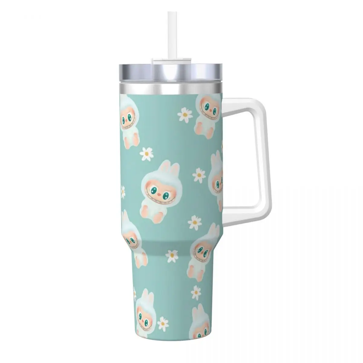 

L-Labubu Stainless Steel Tumbler Camping Car Mugs Large Thermal Mug Heat Preservation Cold and Hot Milk Tea Water Bottle