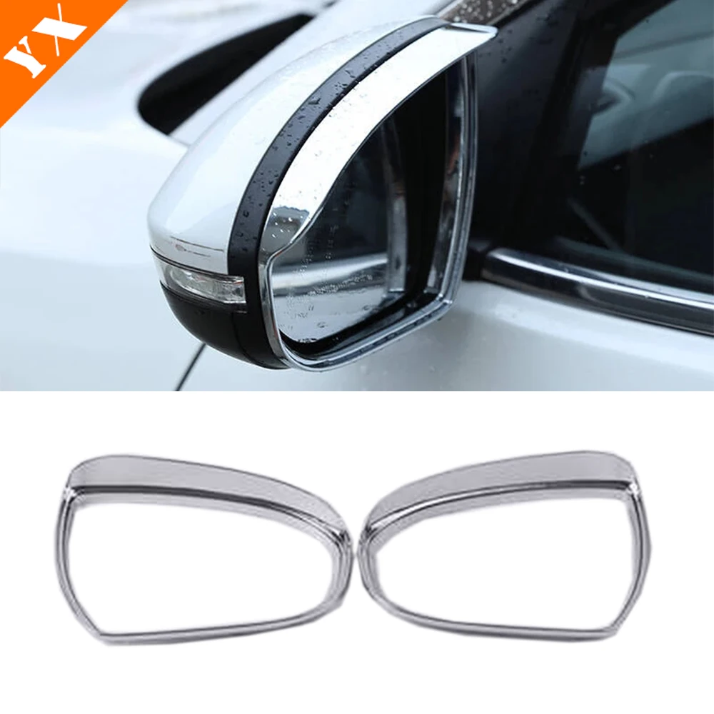 Full Set Chrome Car Headlight Tail Light Trim Front Rear Fog Light Cover Wiper Side Mirror Cover For Hyundai Tucson 2015-2018