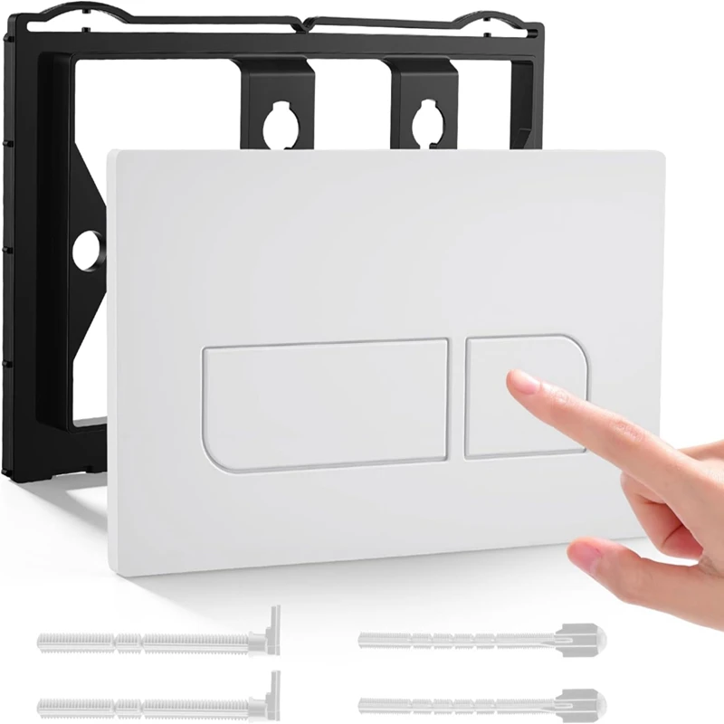 Dual-Flush Actuator Plate for Concealed Cisterns Jet Fit for Geberit Sigma01/20/21/30/50 UP300/320 Wall Mount Toilets Series