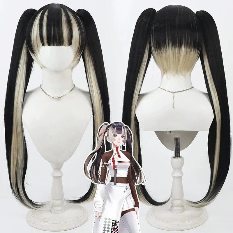 

Hololive Virtual YouTuber Jvaauutei Raden Косплей Парик Двойной хвост Термостойкие синтетические волосы Хэллоуин Вечеринка Ролевые игры