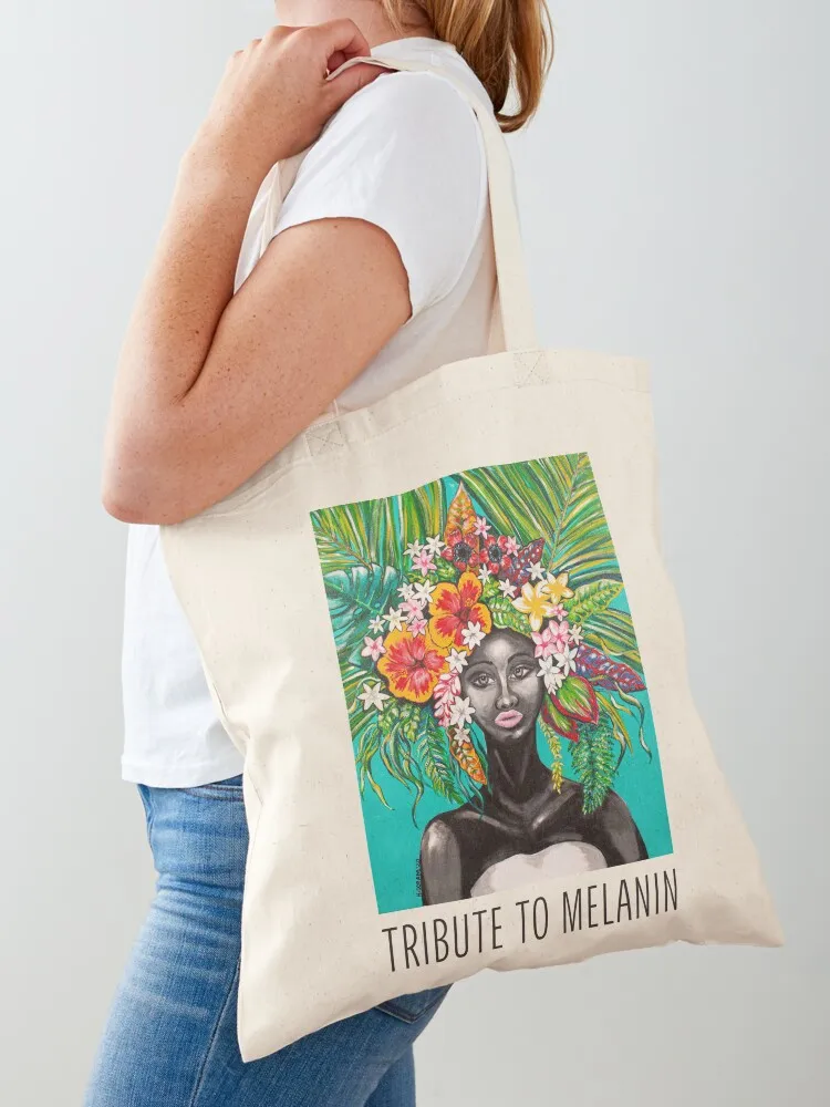 Tribute to Melanin #1 Tote Bag Canvas stote bag great bag Cloth bags tote women