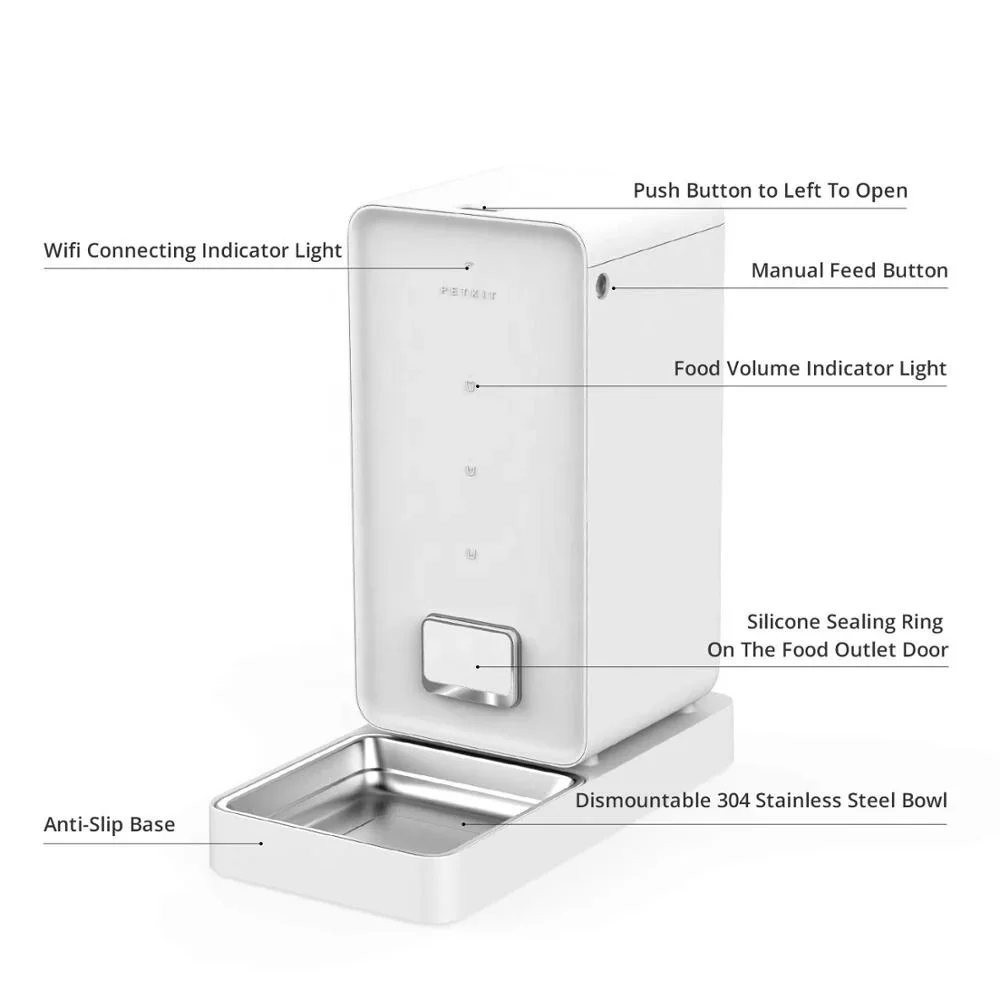 PETKIT умные товары для домашних животных автоматическая кормушка для кошек и собак с приложением и голосовым управлением ALEXA