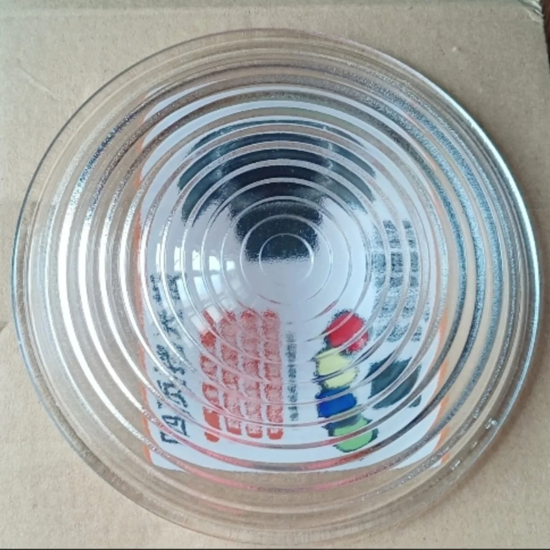 Professional 80-300mm Round Borosilicate Glass Fresnel Lens Threaded Stage Lighting Spotlight Lens for Stage Lamp Magnifier