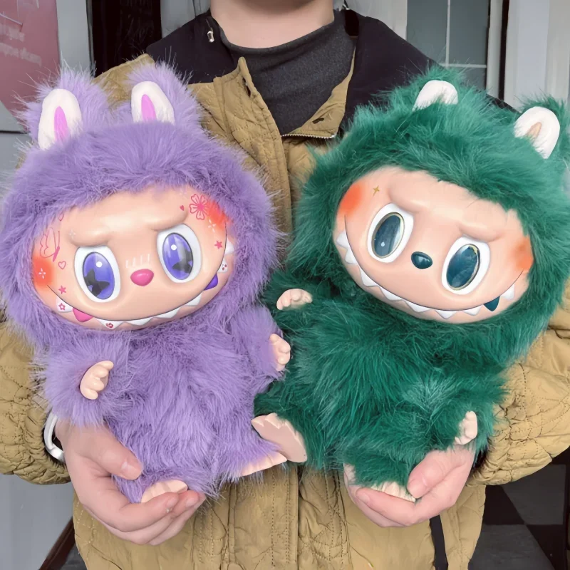 

New Hot High Quality 38cm The Monster Labubu Series Zimomo Big Angel Creative Doll Figure Models Toy Replica Toys Birthday Gifts