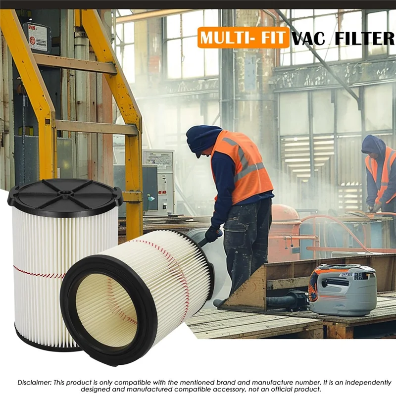 

LITE-Craftsman Shop Vac Filter Craftsman 16-галонный магазинный вакуумный фильтр заменяет 009-38754 фильтр с красной полосой