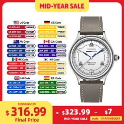 FARASUTE Luxury Men Manual Mechanical Watch Seagull Movement Power Reserve 80 hours Sapphire Glass stainless steel Watch Reloj