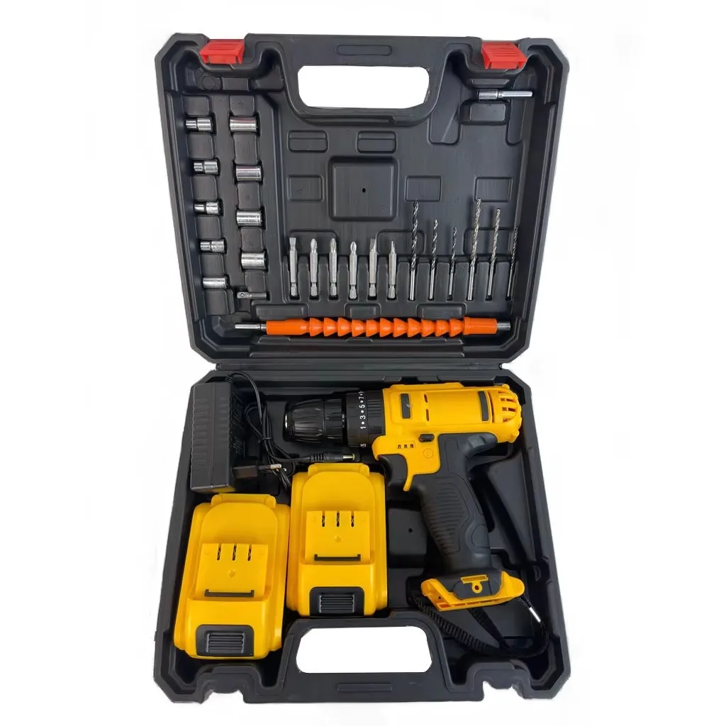 

Best Selling 21V Wood Drilling Machine Professional Impact Drill Screwdriver Set Power Tool Mini Drill Taladro De Impacto