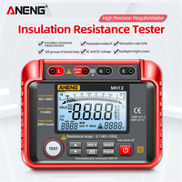 ANENG MH12 Digital Megohmmeter Meters Insulation Earth Resistance Meters Tester cable High Voltage Voltmeter Meter