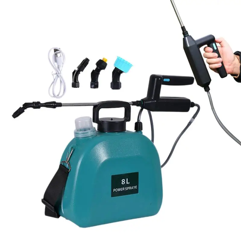 

Electric Garden Sprayer Potable Garden Sprayer 3 Mist Nozzles Retractable Wand Telescopic Electric Yard Sprayer With Adjustable