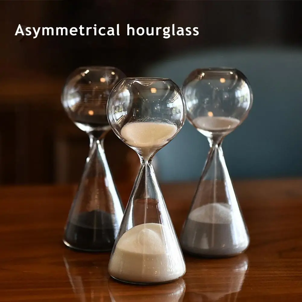 Hourglass Ornaments 15 Min Sand Timer Nordic Decorative Hourglass Minimalist Hourglass Home Decor Artistic Glass Desktop Gift