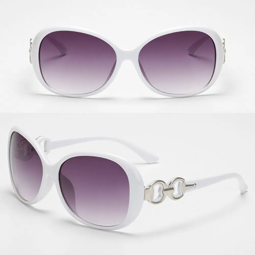 Simple Korean Retro Sunglasses Sun-Protective Travel Accessories Driving Glasses Big Frame Eyewear Outdoor Sunglasses for Women