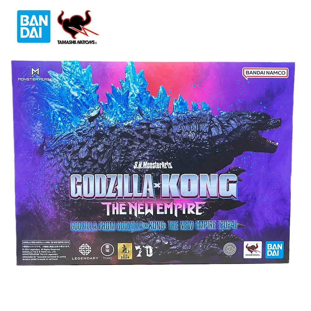 

2024 Original Bandai S.h.monsterarts Godzilla From Godzilla X Kong: The New Empire 2024 Action Figure Collection Model Boy Toy